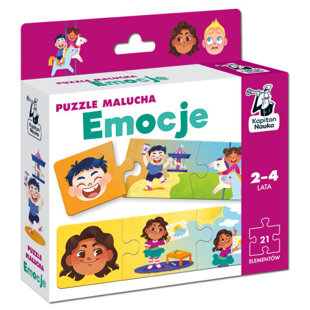 Emocje. Puzzle malucha