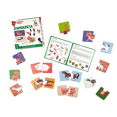 Zwierzęta. Pierwsze puzzle