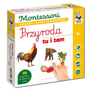 Montessori. Przyroda tu i tam. Karty...