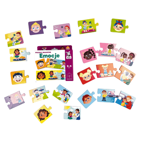 Emocje. Puzzle malucha