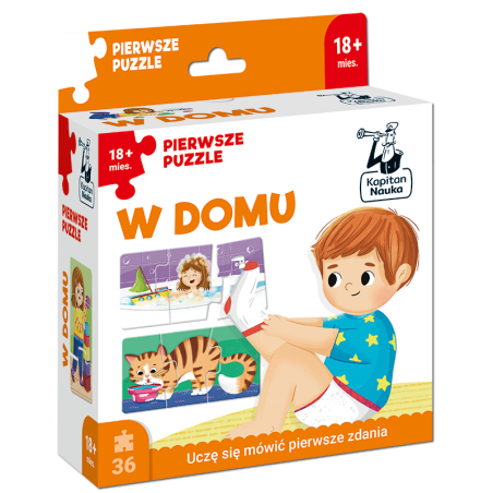 Pierwsze puzzle. W domu