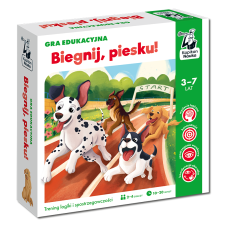 Biegnij, piesku! Gra edukacyjna