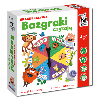 Bazgraki czytają. Gra edukacyjna