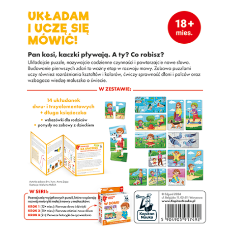 Pierwsze puzzle. Na spacerze