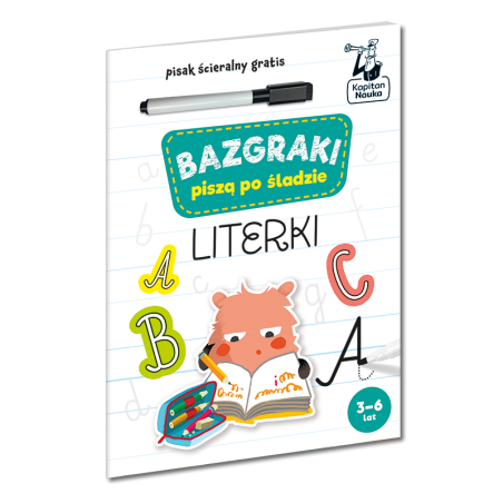 Bazgraki piszą po śladzie. Literki