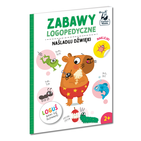 Zabawy logopedyczne. Loguś bawi się słowami. Naśladuj dźwięki