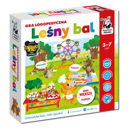 Leśny bal. Gra logopedyczna