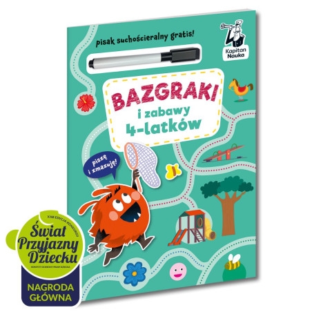 Bazgraki i zabawy 4-latków