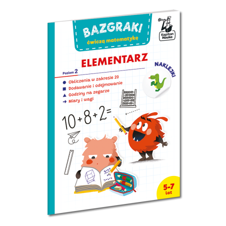 Bazgraki ćwiczą matematykę. Elementarz. Poziom 2
