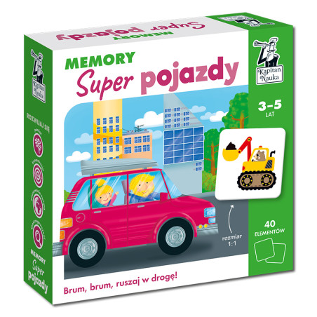 Memory. Super pojazdy