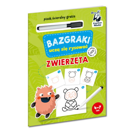 Bazgraki uczą się rysować. Zwierzęta