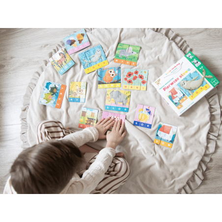 Puzzle edukacyjne. Pierwsze słowa