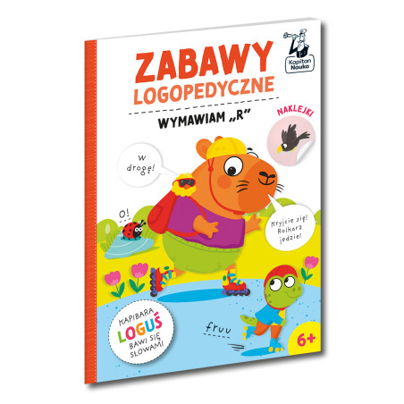Zabawy logopedyczne. Kapibara Loguś. Wymawiam „r”