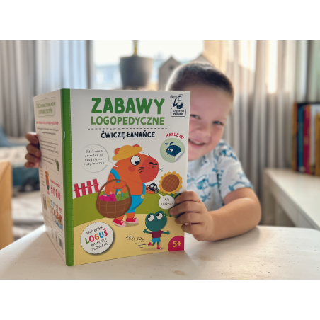 Zabawy logopedyczne. Kapibara Loguś. Ćwiczę łamańce