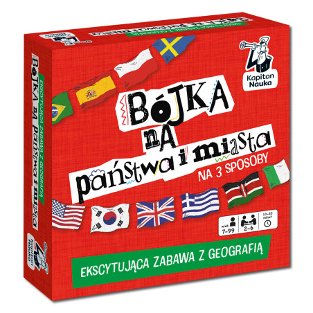 Bójka na państwa i miasta. Gra geograficzna