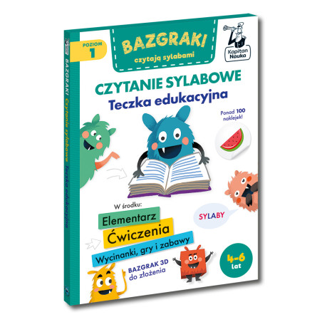 Bazgraki czytają sylabami. Czytanie sylabowe. Teczka edukacyjna