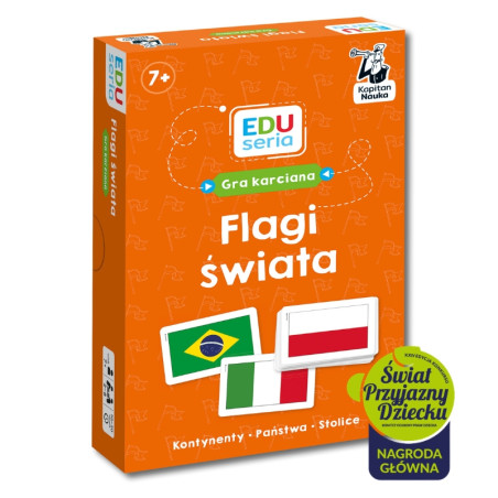 EDUseria. Flagi świata. Gra karciana
