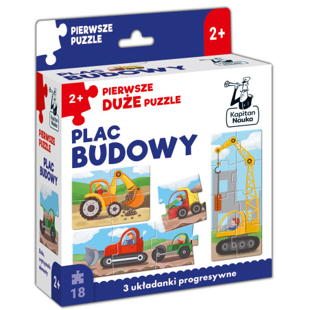 Plac budowy. Pierwsze duże puzzle
