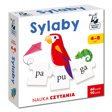Sylaby. Puzzle do nauki czytania