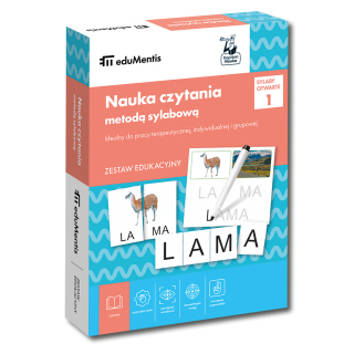 Nauka czytania metodą sylabową.  Sylaby...