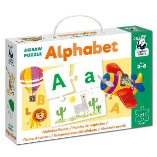 Alphabet. Jigsaw Puzzle. Captain Smart