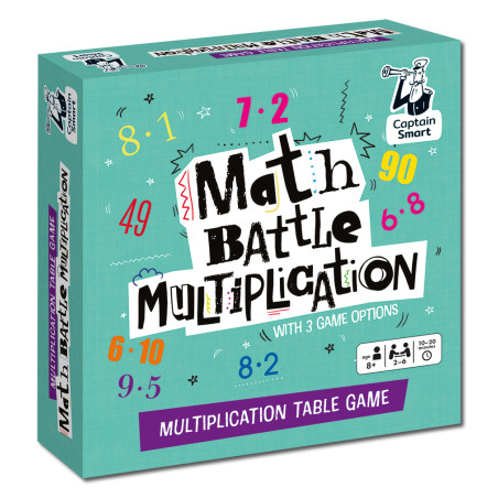 Math Battle. Multiplication. Multiplication Table Game. Captain Smart