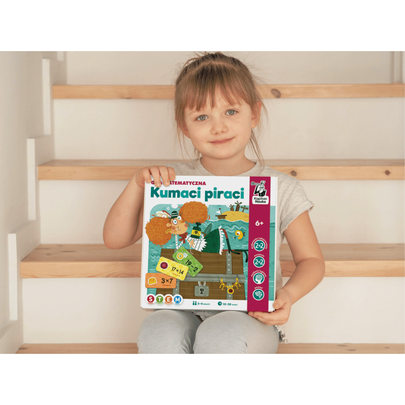 Kumaci piraci. Gra matematyczna 6+ | Kapitan Nauka