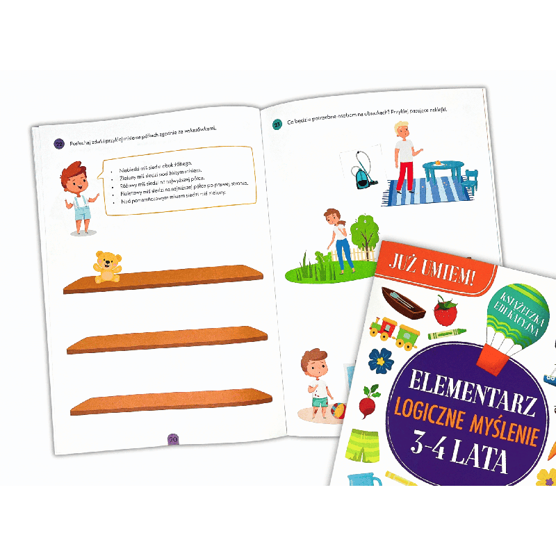 Teczka edukacyjna. Logiczne myślenie. 3–4 lata