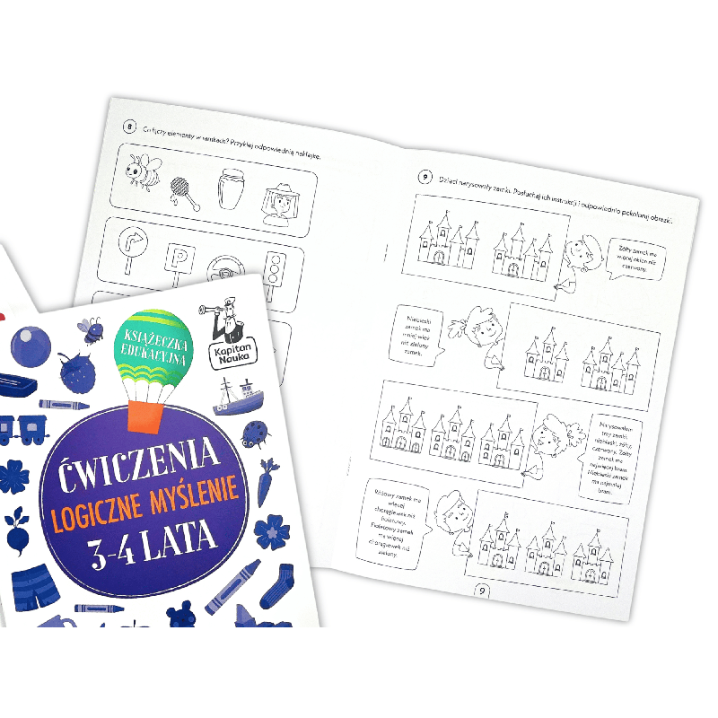 Teczka edukacyjna. Logiczne myślenie. 3–4 lata