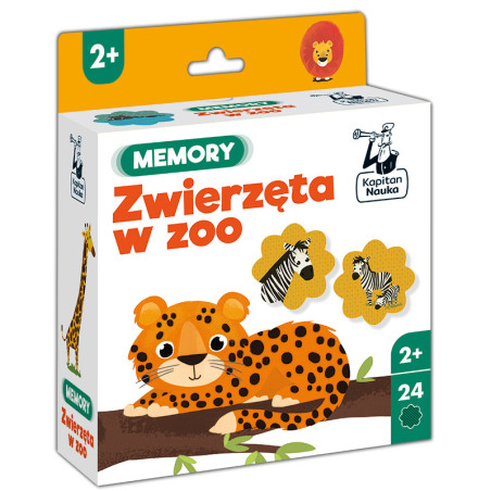 Zwierzęta w zoo. Memory
