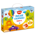 Gra Znajdź i dopasuj. Kolory - gra dla dwulatka