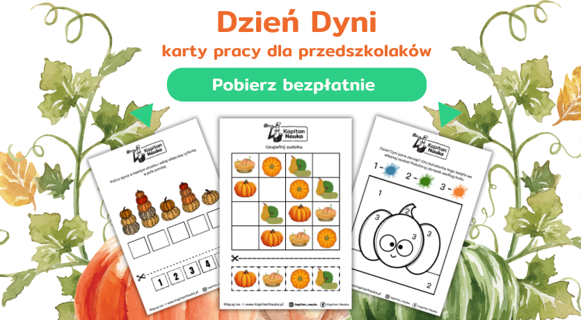 Karty pracy na Dzień Dyni