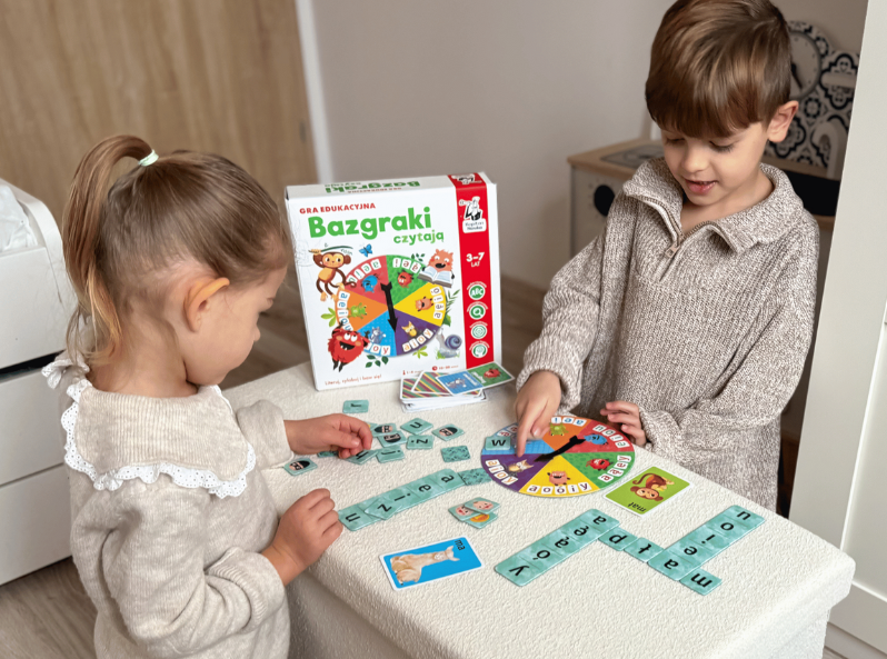 Gra edukacyjna Bazgraki czytają