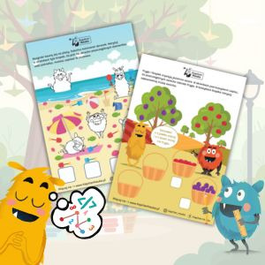  Bazgraki poznają matematykę. Poziom 1. Karty pracy 