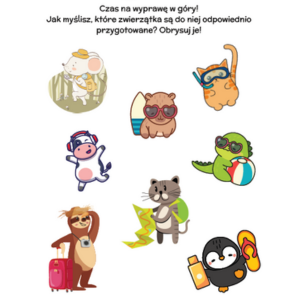 Karty pracy. Góry