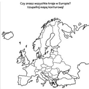 Mapy konturowe. Świat, Europa, Polska
