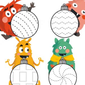 Mikołajki z Bazgrakami. Karty pracy