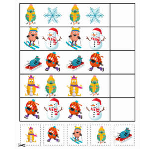 Zima u Bazgraków. Karty pracy