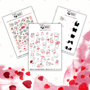 Walentynki. Karty pracy 