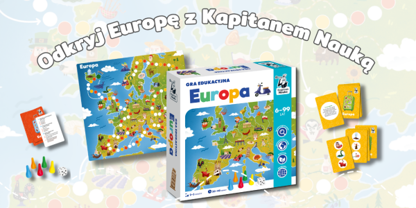 Kierunek: Europa! Poznaj nową grę planszową Kapitana Nauki